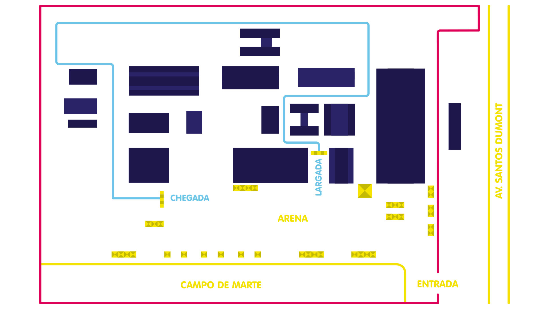 Mapa do percurso